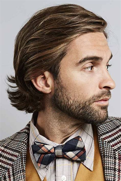 hairstyles for guys with medium long hair|medium length straight hair men.